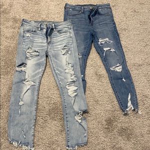 American Eagle distressed jeans